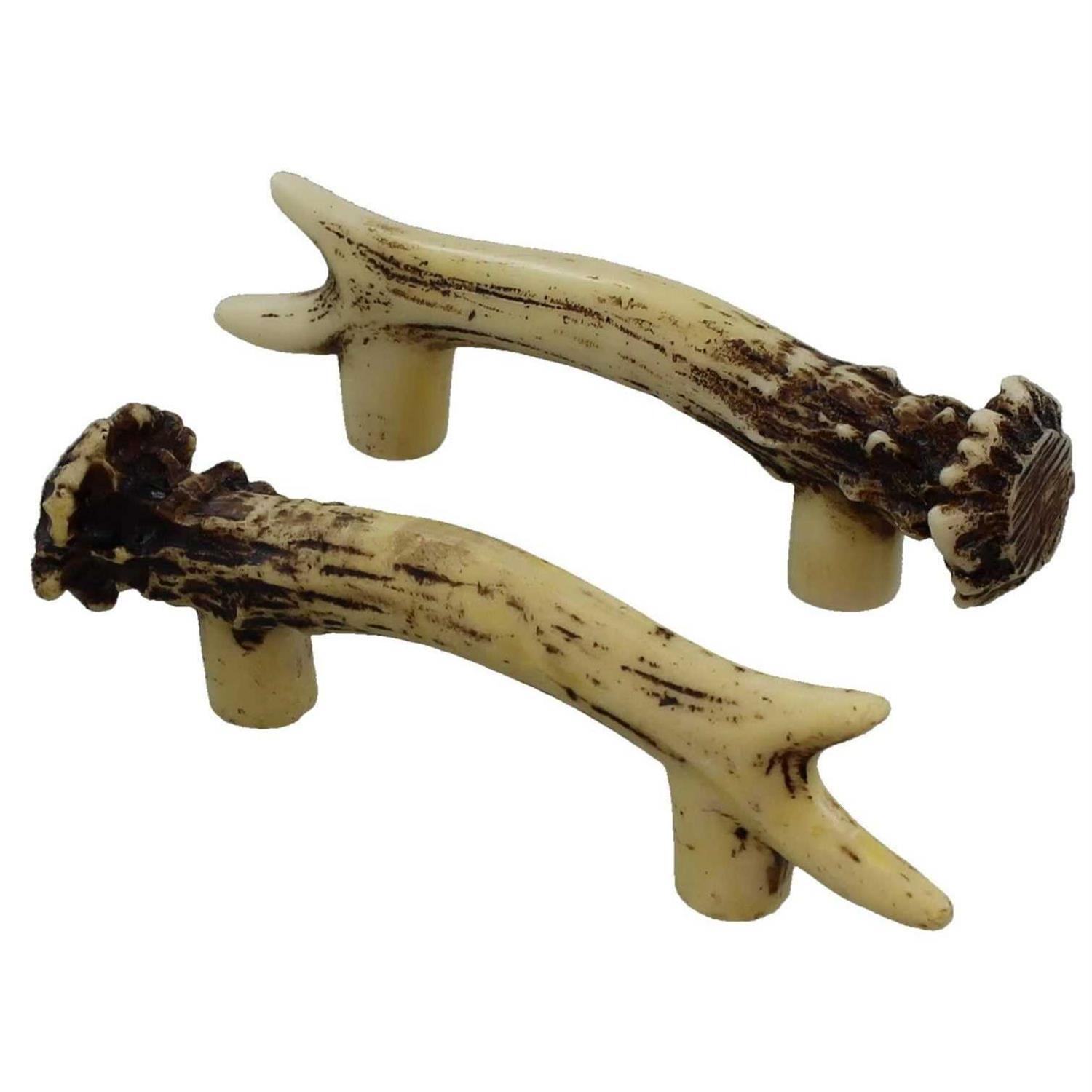 Old River Outdoors Heavy Duty 3 Antler Pull/Cabinet/Drawer Knobs - Cheap Fitting