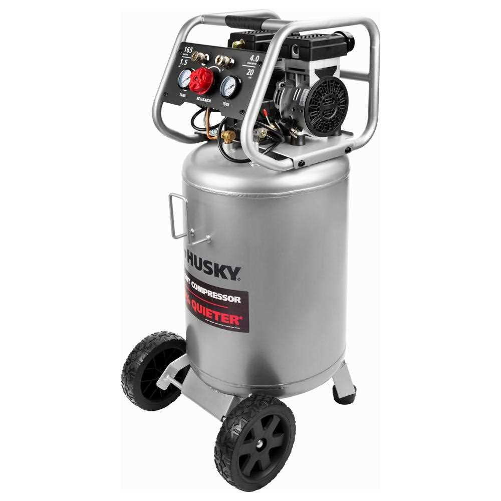 Husky 20 Gal. Vertical Electric-Powered Silent Air Compressor - Cheap Fitting