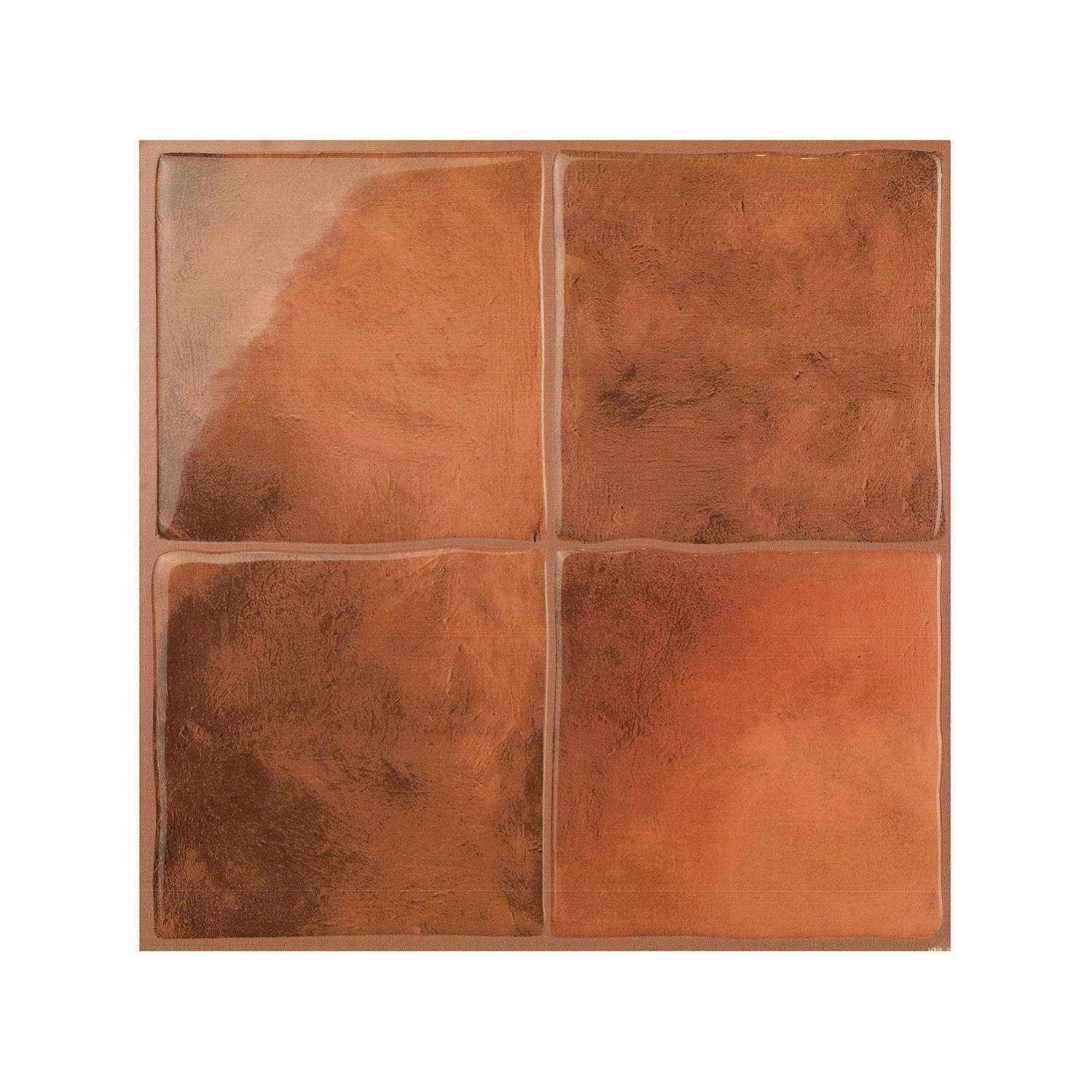 Smart Tiles Zellige Safi Orange 9 in. x 9 in. Vinyl Peel and Stick Tile - Cheap Fitting