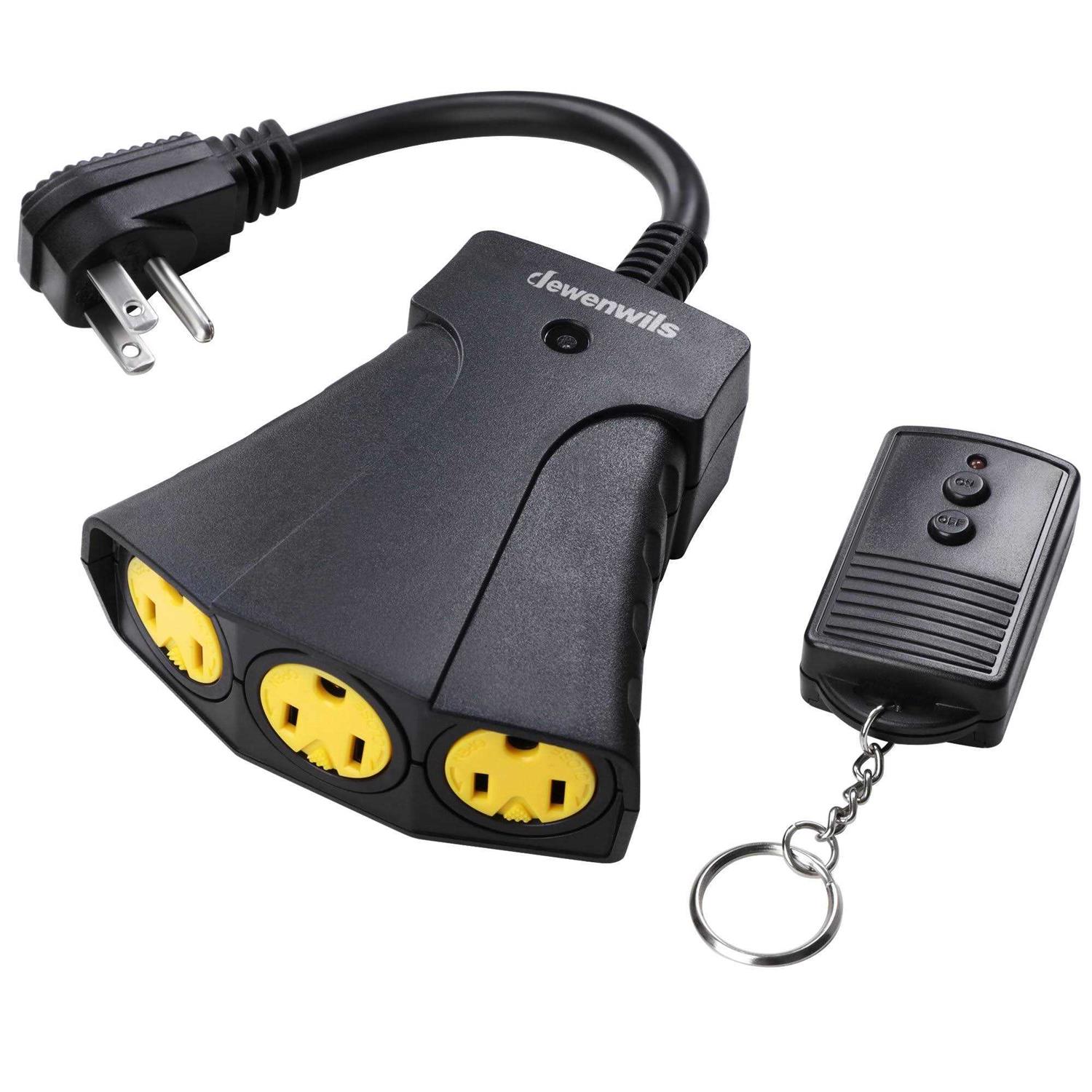 Dewenwils Outdoor Remote Control Outlet Wireless Remote Outlet Power Switch - Cheap Fitting