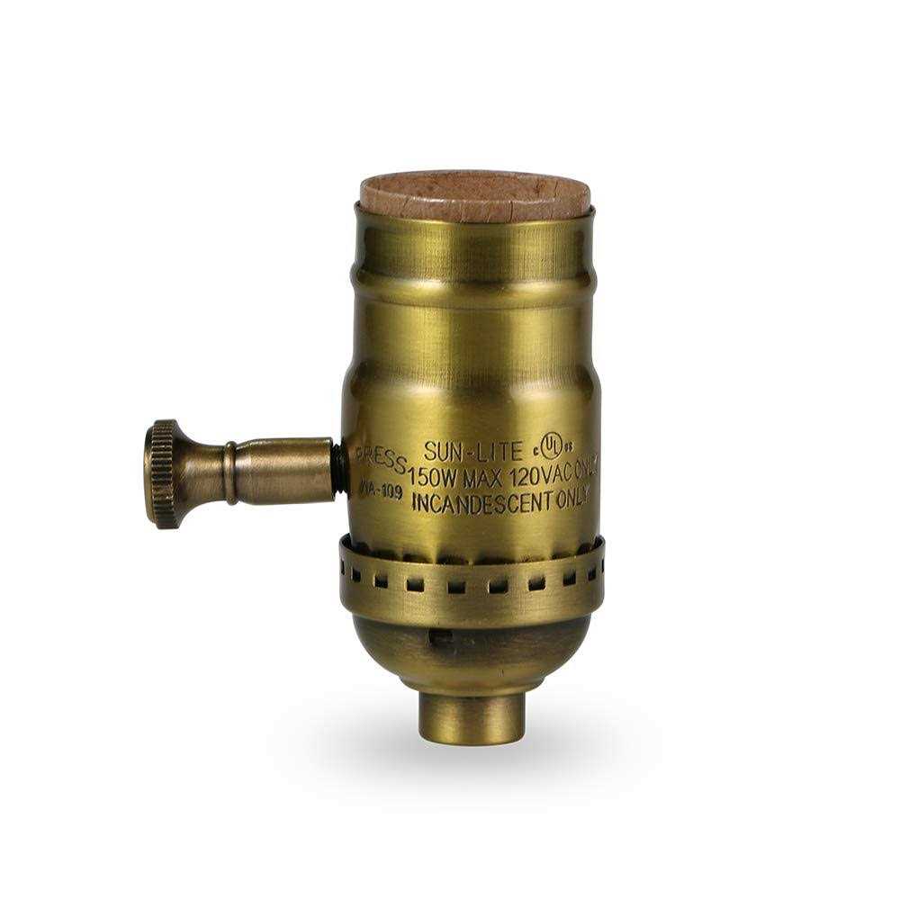 Antique Full Range Dimmer Socket Incandescent Lamp Holder Vintage Edison Pendant Light Socket E26 150 Watt 120 Volt - Cheap Fitting