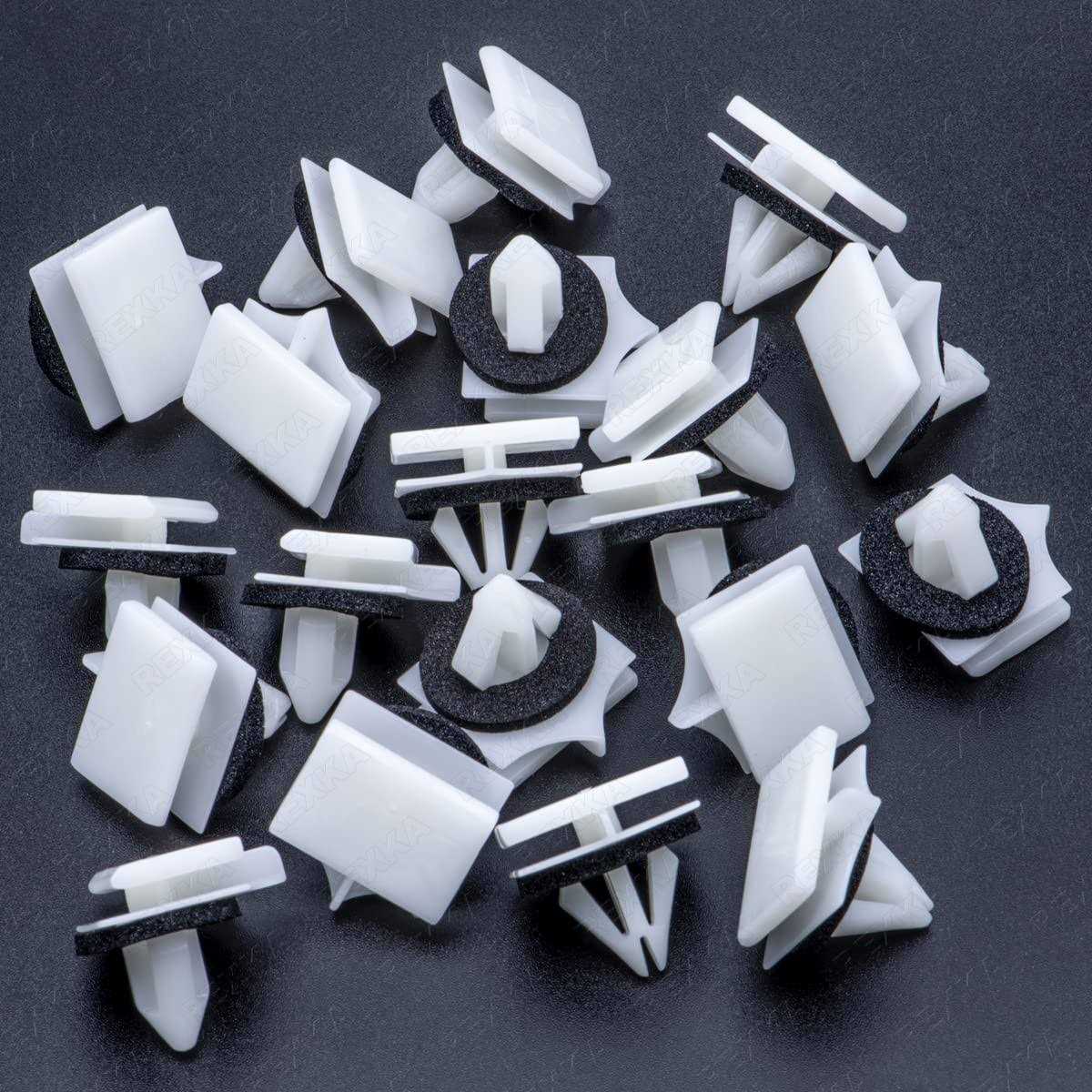 Rexka Rocker Panel Moulding Clips for Gm 11518357 Chevrolet Avalanche Impala Lumina Monte Carlo Suburban Cadillac Escalade - Cheap Fitting