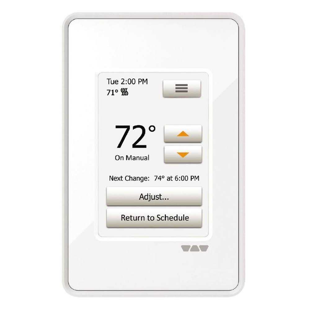 Schluter Ditra Heat Touchscreen Programmable Floor Heating Thermostat 120v240v - Cheap Fitting