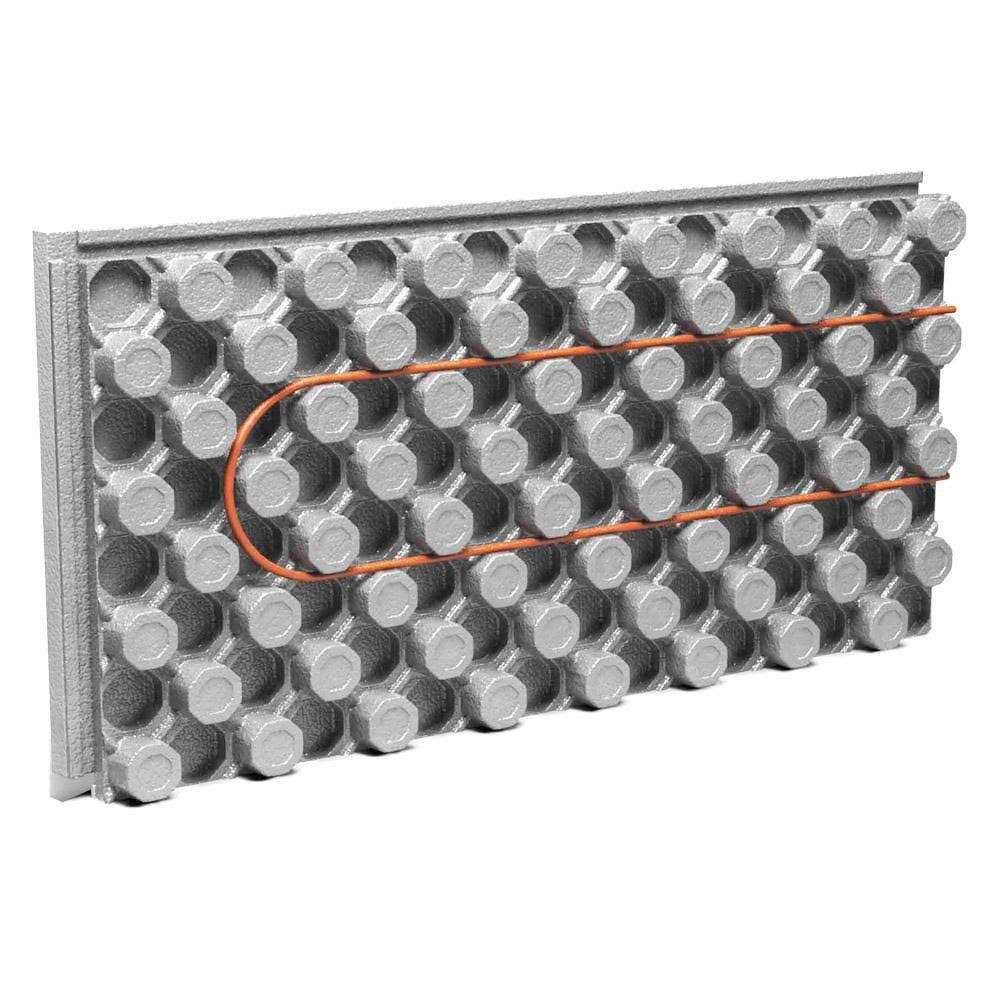 Ampex 24 in. x 48 in. x 3.375 in. Insulated Radiant Panel R10 Type II Kit - Cheap Fitting