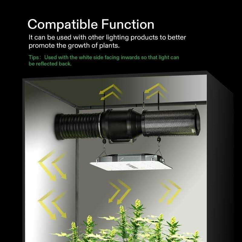 VIVOSUN Black and White Panda Film 10 x 5.5 Mil Poly Film - Cheap Fitting