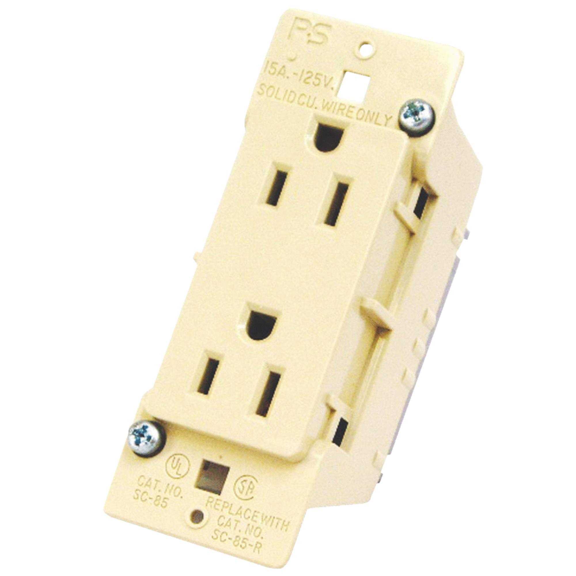 US Hardware E-102C Duplex Receptacle - Cheap Fitting