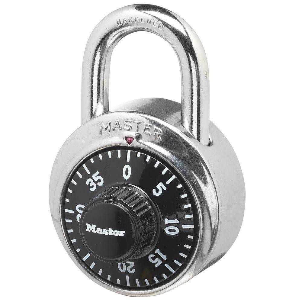 Master Lock 1500D Black Dial Preset Combination Padlock - Cheap Fitting