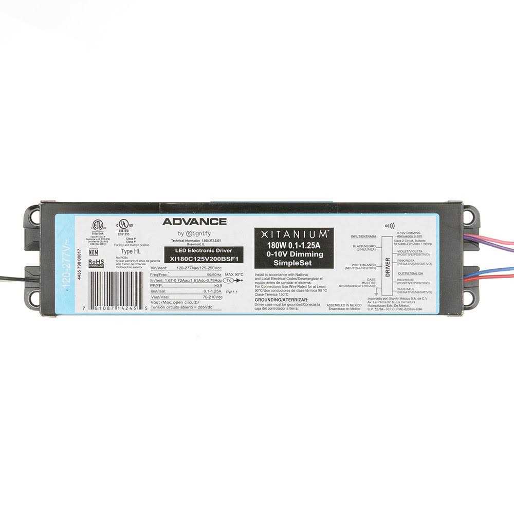 Philips XI180C125V200BSF1 Xitanium LED Electronic Driver - Cheap Fitting