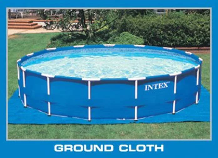Intex 18ft x 48in Metal Frame Above Ground Round Family Swimming Pool Set & Pump - Cheap Fitting