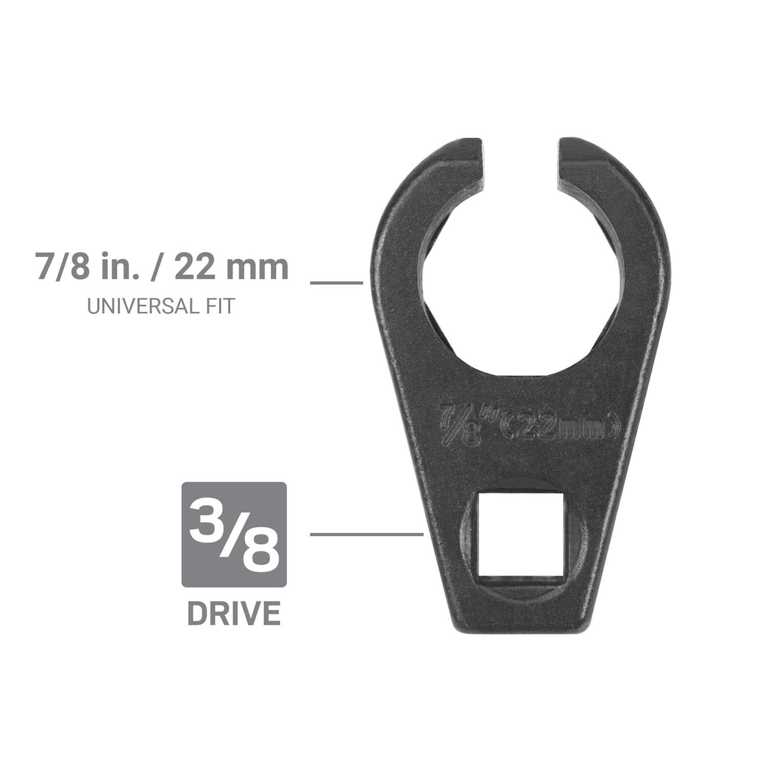 Tekton 3/8 Inch Drive x 7/8 Inch Offset 6-Point Oxygen Sensor Socket 47749 - Cheap Fitting