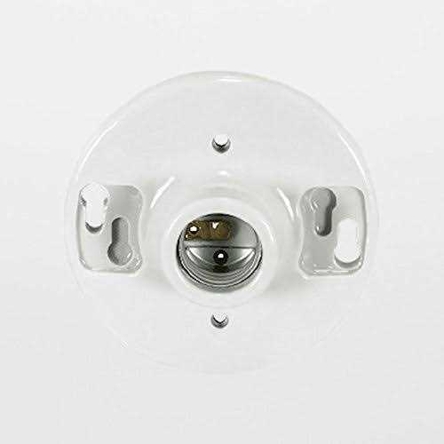 Satco Keyless Glazed Porcelain Ceiling Receptacle - Cheap Fitting