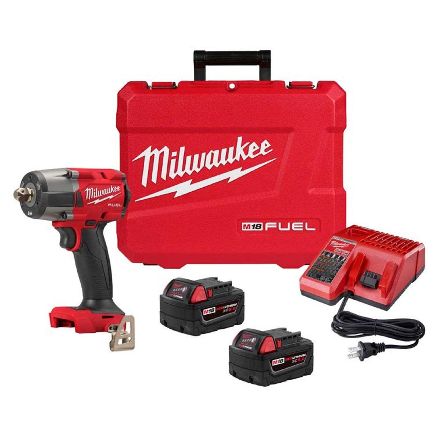 Milwaukee M18 FUEL Mid-Torque Impact Wrench Kit - Cheap Fitting