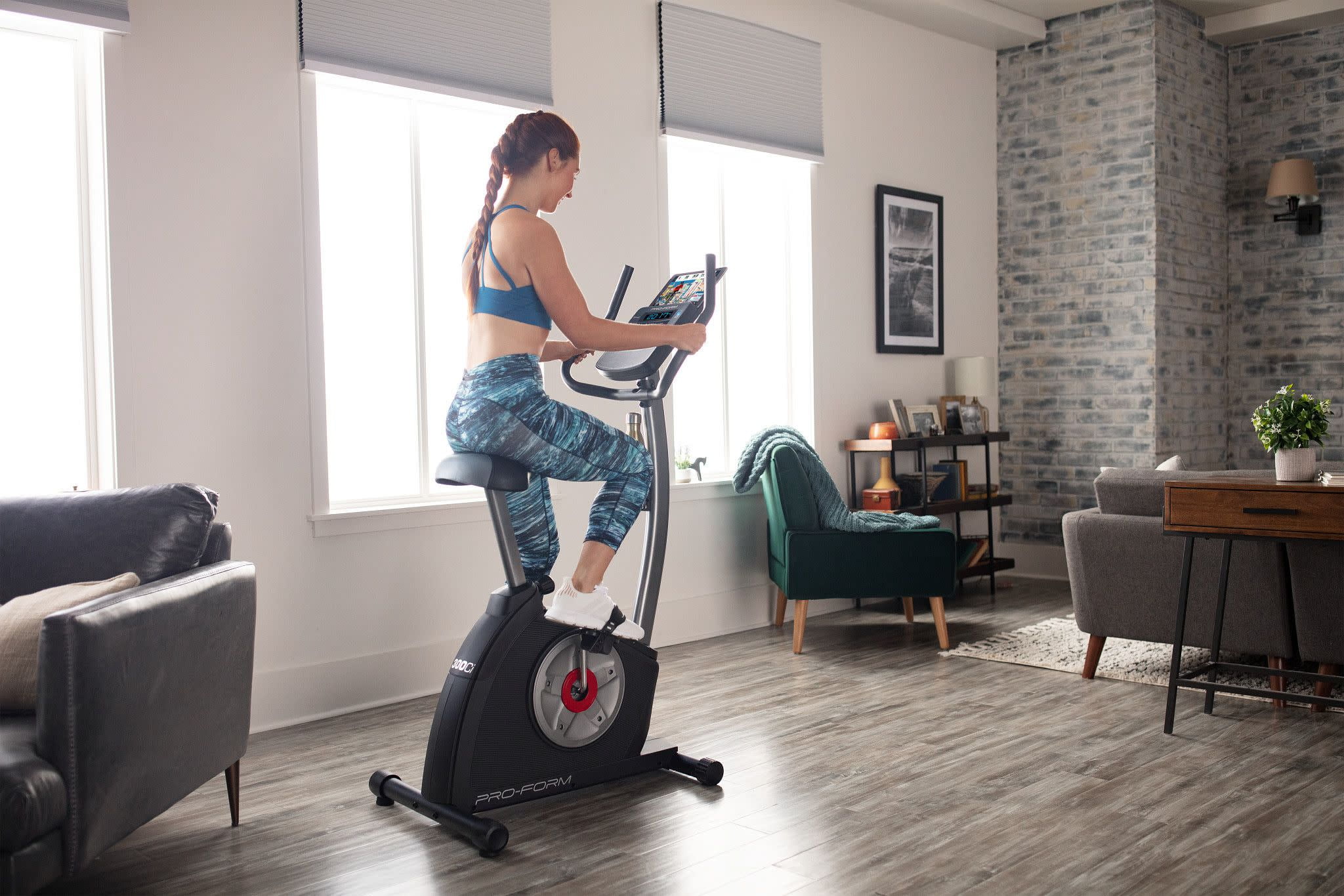 ProForm Cycle Trainer 300 Ci Upright Stationary Exercise Bike, Compatible with iFIT Personal Training - Cheap Fitting