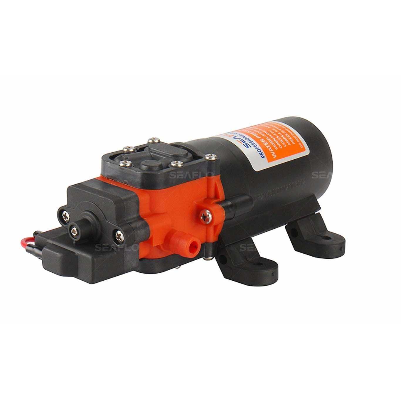 New RV/Marine 12 Volt DC / 12 V Demand Fresh Water Diaphragm 35 PSI Self Priming Pump - Cheap Fitting