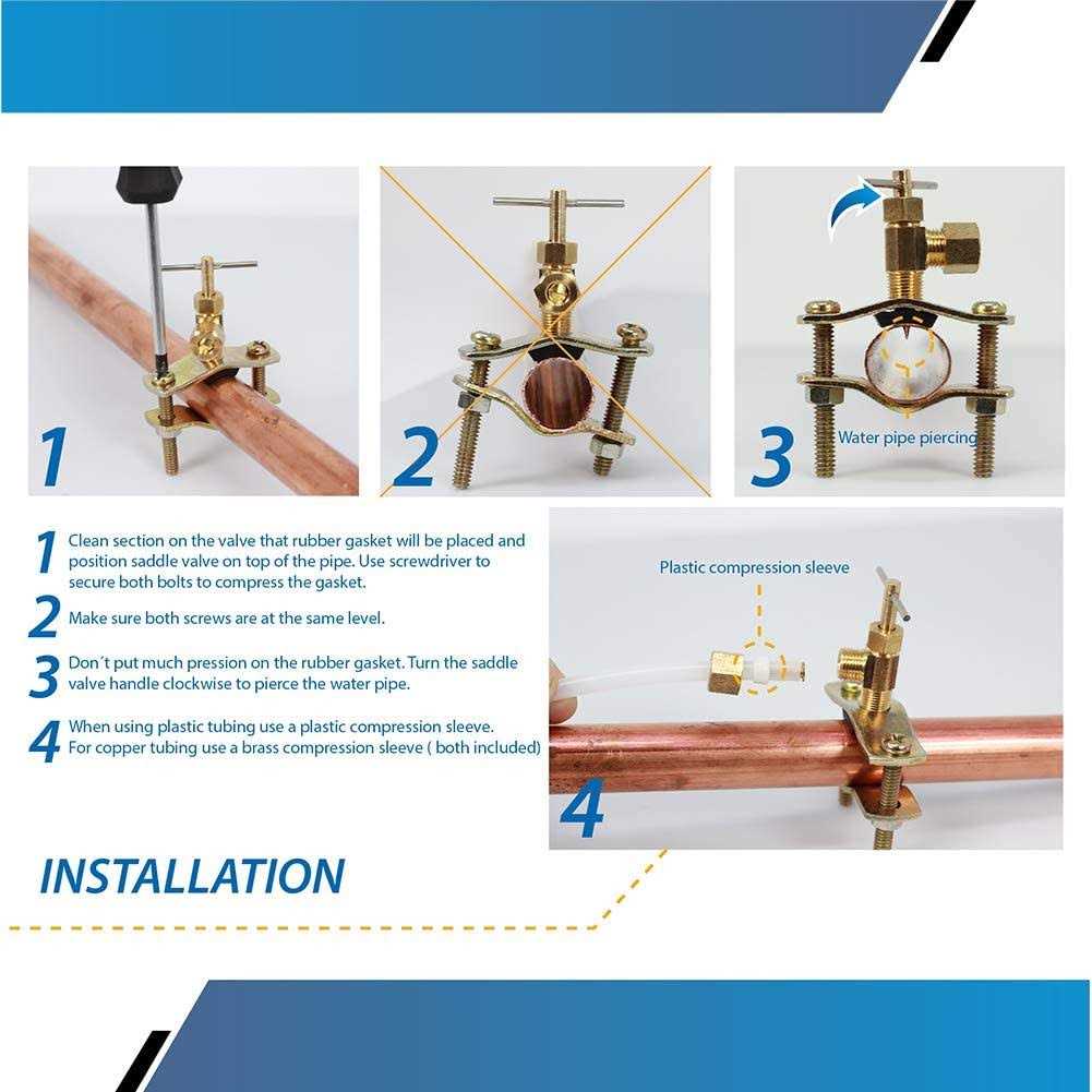 Raven Self Piercing 1/4-inch Compression Outlet Brass Saddle Needle Valve - Cheap Fitting