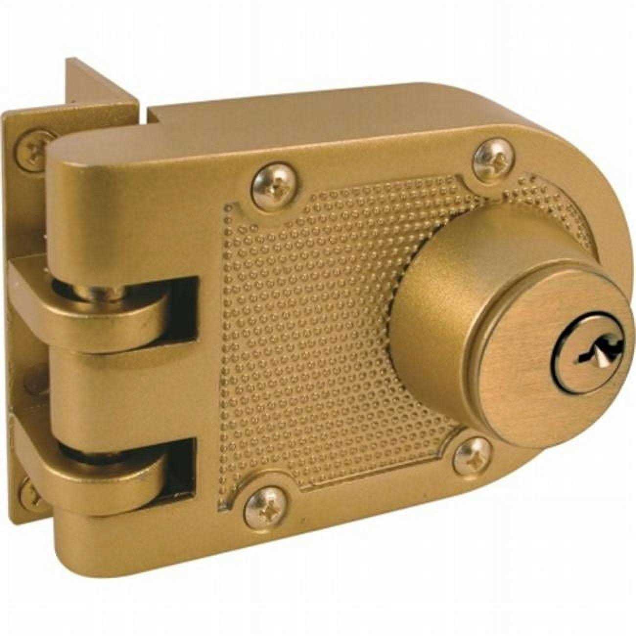 Prime-Line Jimmy-Resistant Deadlock Brass - Cheap Fitting