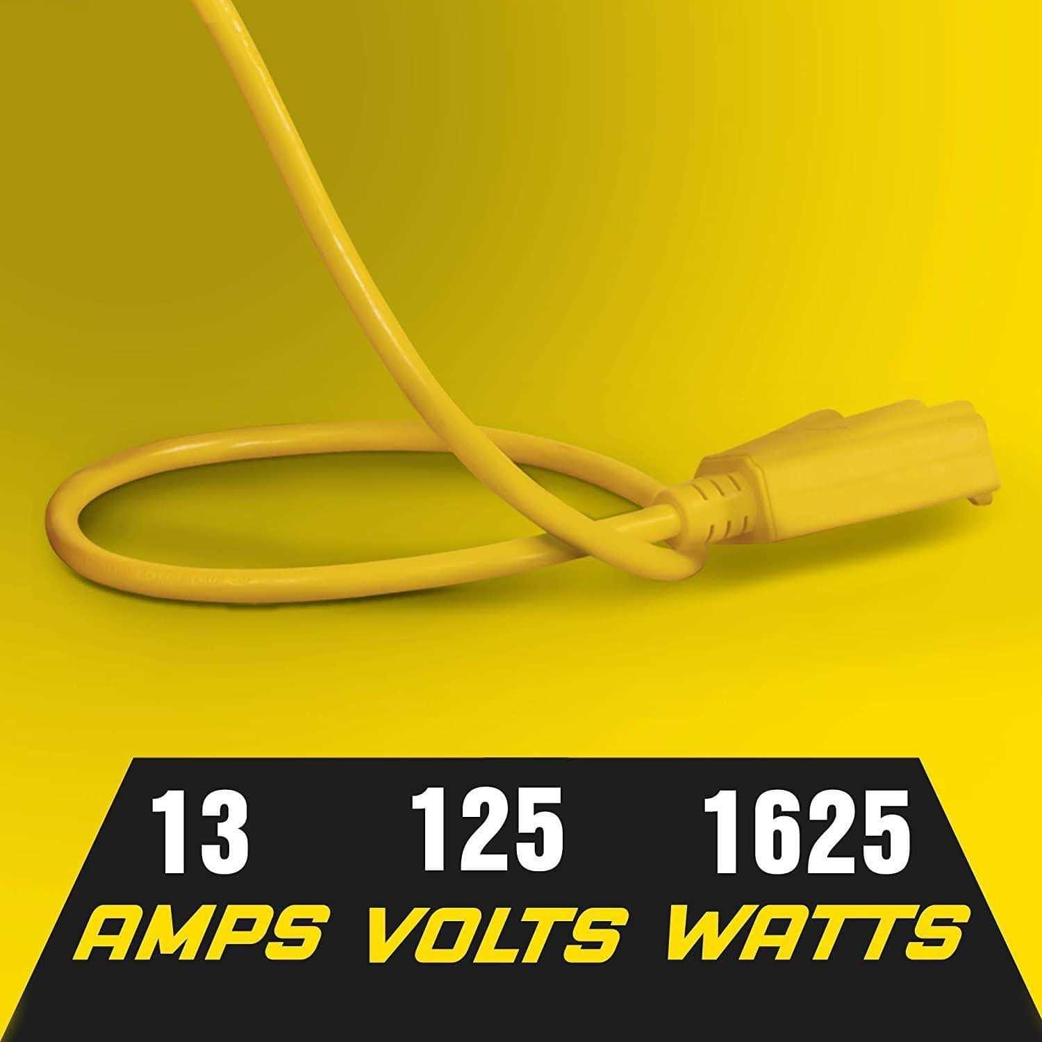 ReelWorks Extension Cord Reel Retractable 14AWG x 40′ Ft 3C SJT - Cheap Fitting