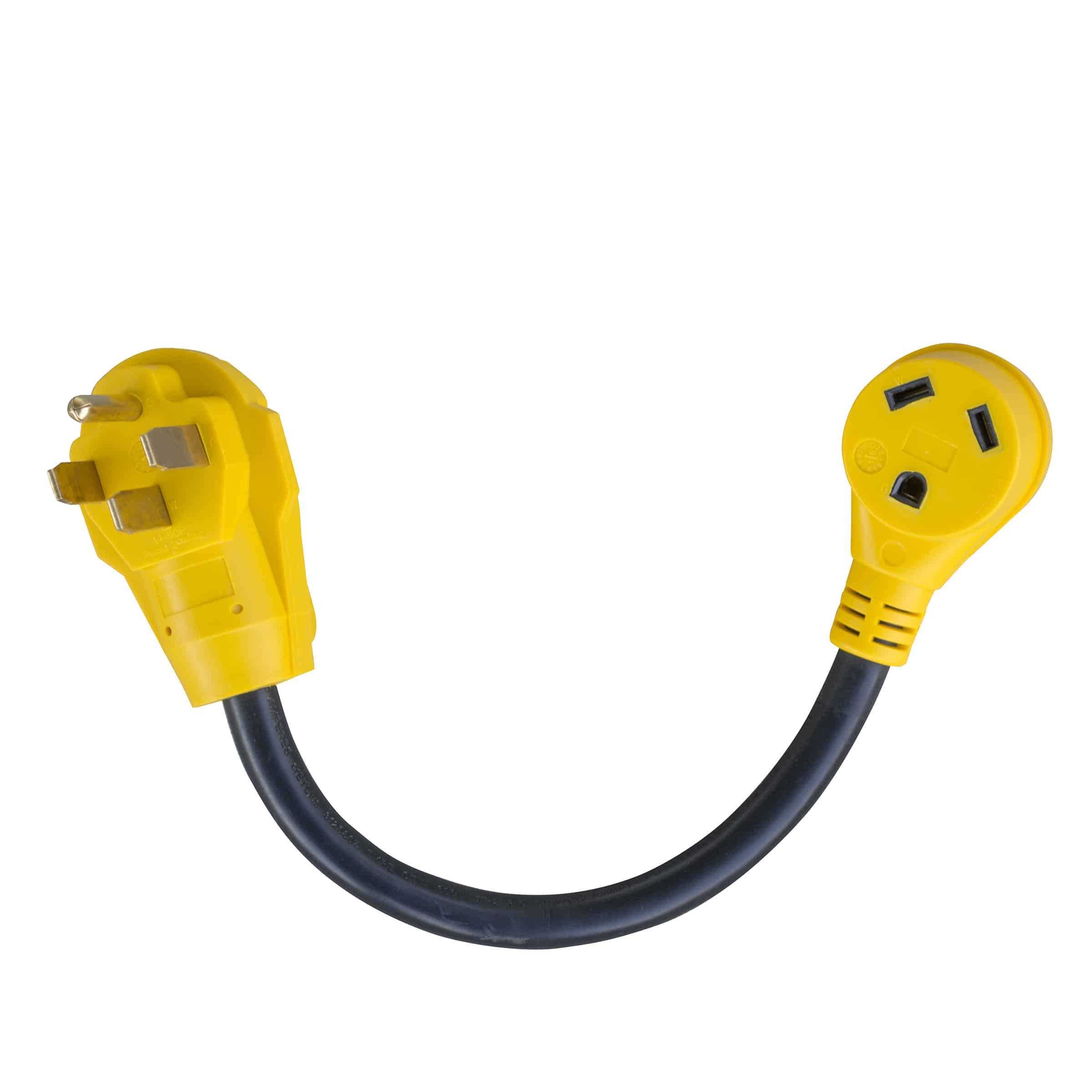 Sportsman Series 18 in. 125 Volt 50 Amp Male to 30 Amp Female Dog-bone RV Camper Power Cable CORDA5030 - Cheap Fitting