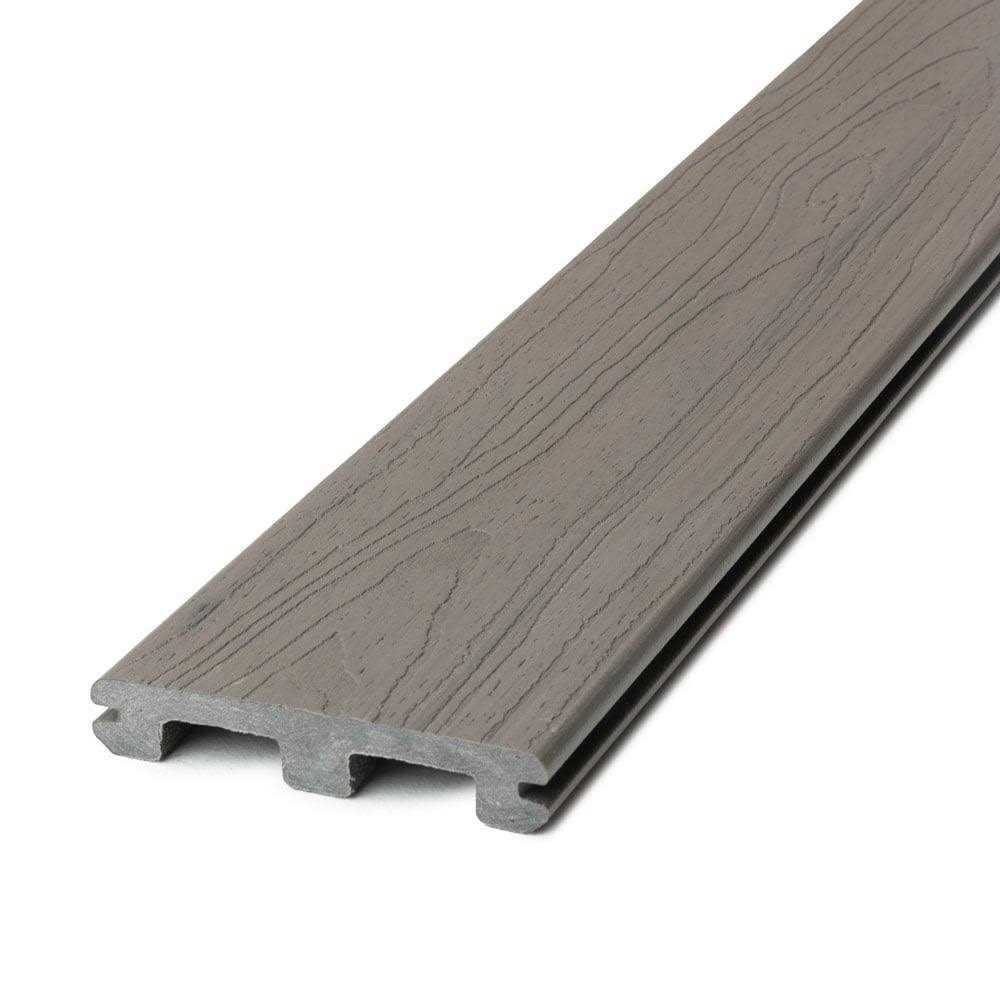 Tropics Tidal Gray Grooved Composite Deck Board - Cheap Fitting