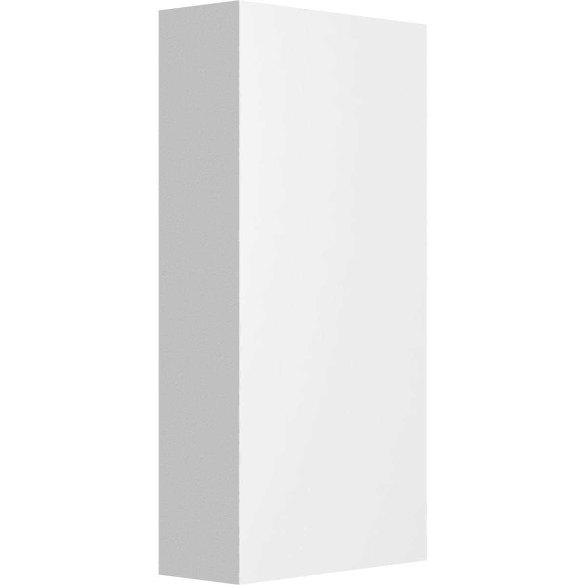 Standard Foster Plinth Block with Square Edge Ekena Millwork - Cheap Fitting