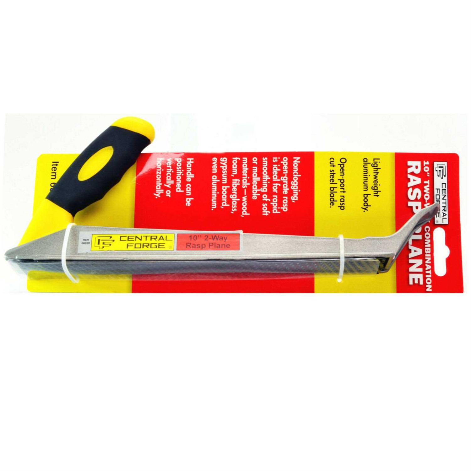 Central Forge 10 in. Two-Way Combination Rasp Plane - Cheap Fitting