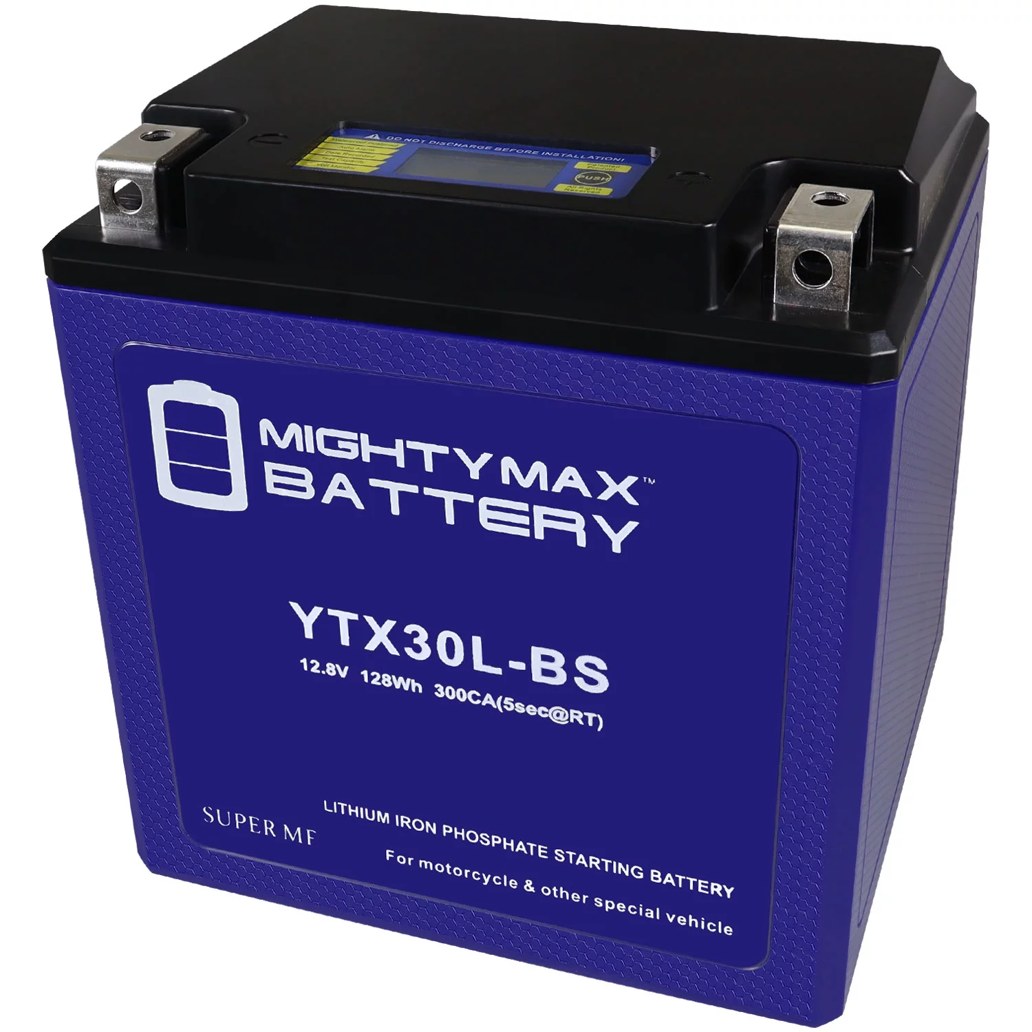 YTX30L-BS Lithium Replacement Battery compatible with YCB30L-B C30L-B AGM Motorcycle / ATV - Cheap Fitting