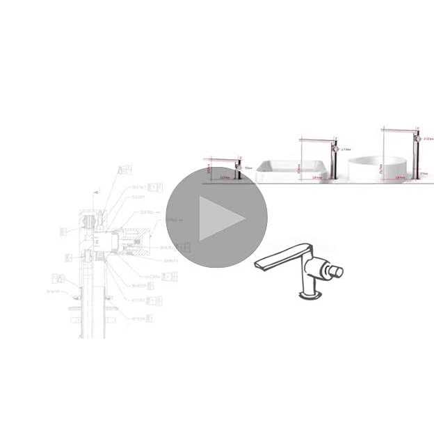 Kohler K-T73117-4 Composed Rite-Temp Valve Trim with push-button Diverter and Lever Handle K-T73117-4-CP - Cheap Fitting