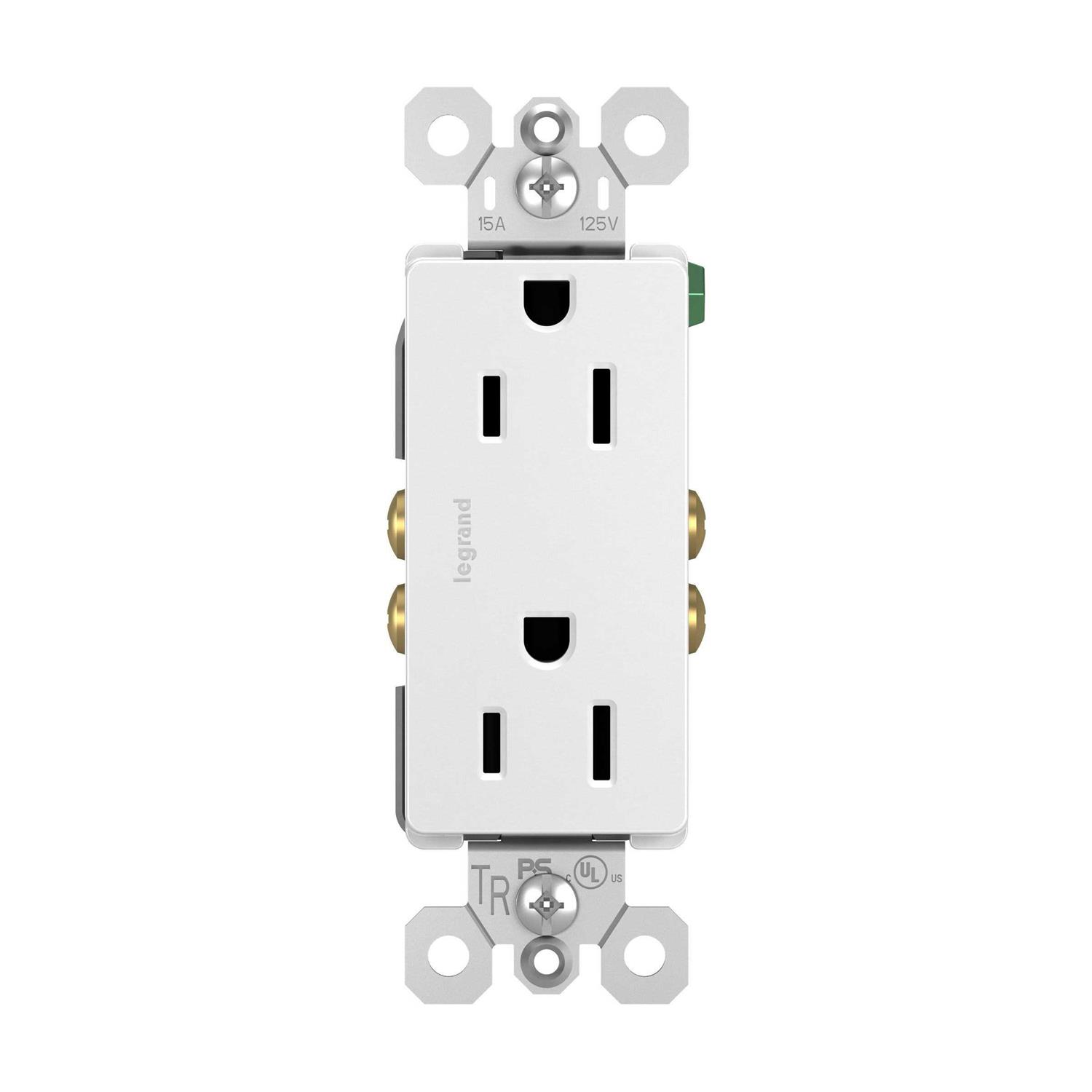 Pass & Seymour Decorator Outlet 15-Amp 125-Volt - Cheap Fitting
