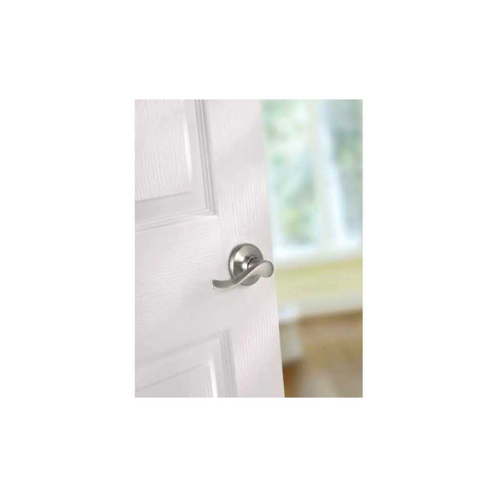 Kwikset Satin Nickel Balboa Passage Door Lever - Cheap Fitting