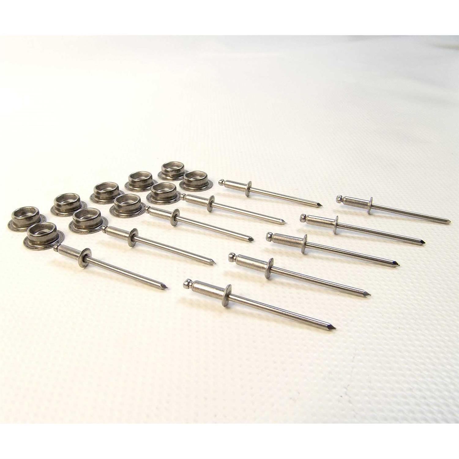 Stainless Steel Snap Studs with Stainless Steel Rivets - Cheap Fitting