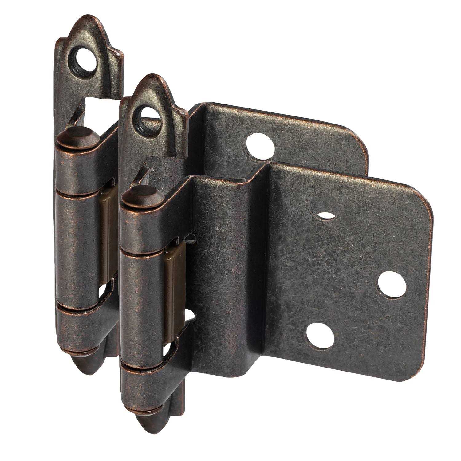 Cosmas 15628-ORB Oil Rubbed Bronze Cabinet Hinges 3/8 Inset - Cheap Fitting