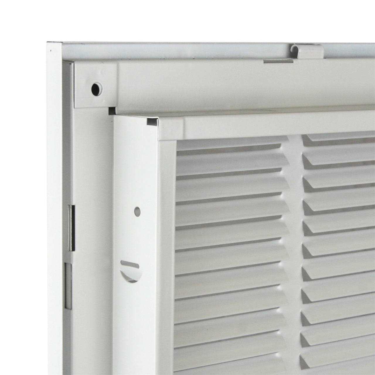 Venti Air 25 in. x 25 in. Square Return Air Filter Grille of Steel - Cheap Fitting