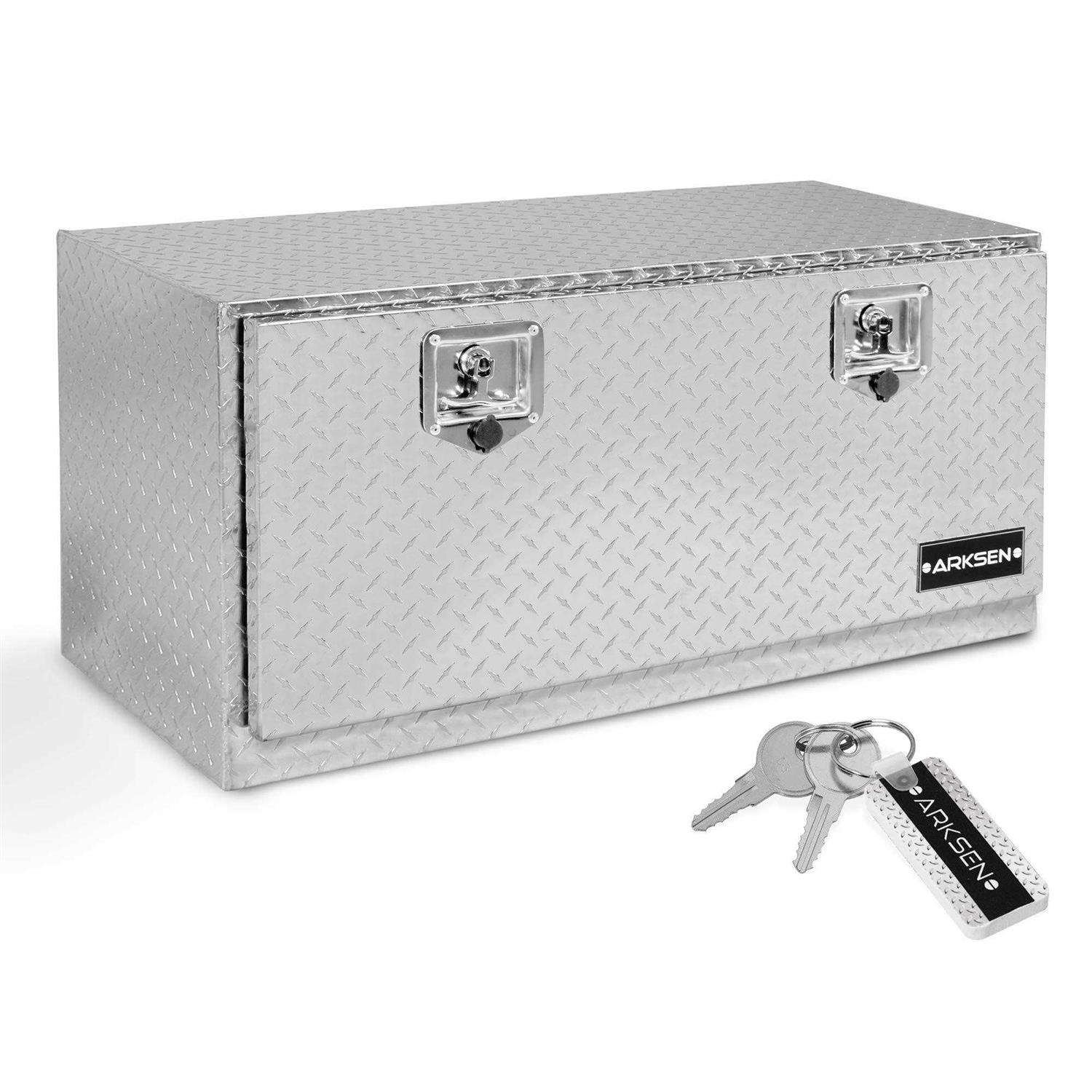 Arksen Heavy Duty Aluminum Diamond Plate Tool Underbody Box - Cheap Fitting
