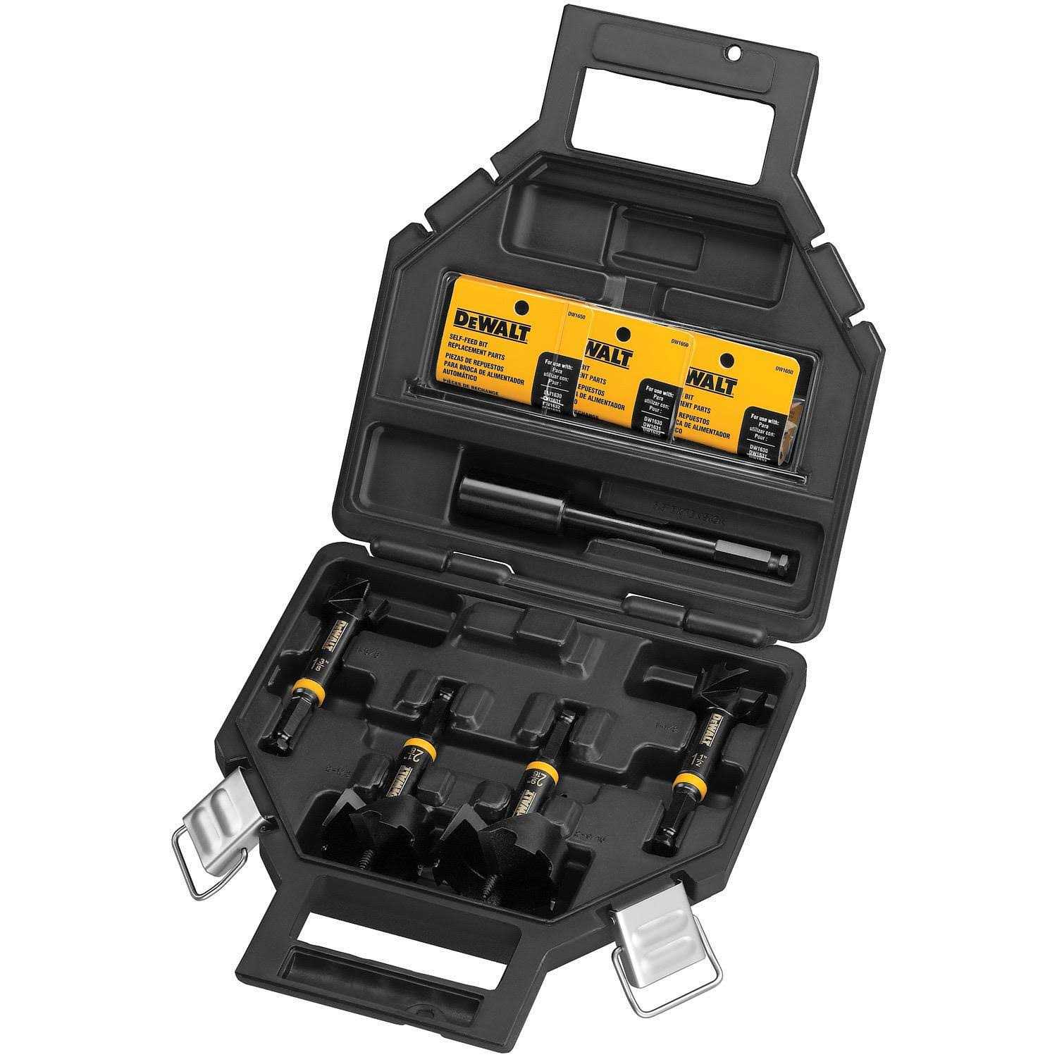 Dewalt DW1648 5-Piece Self Feed Bit Kit - Cheap Fitting