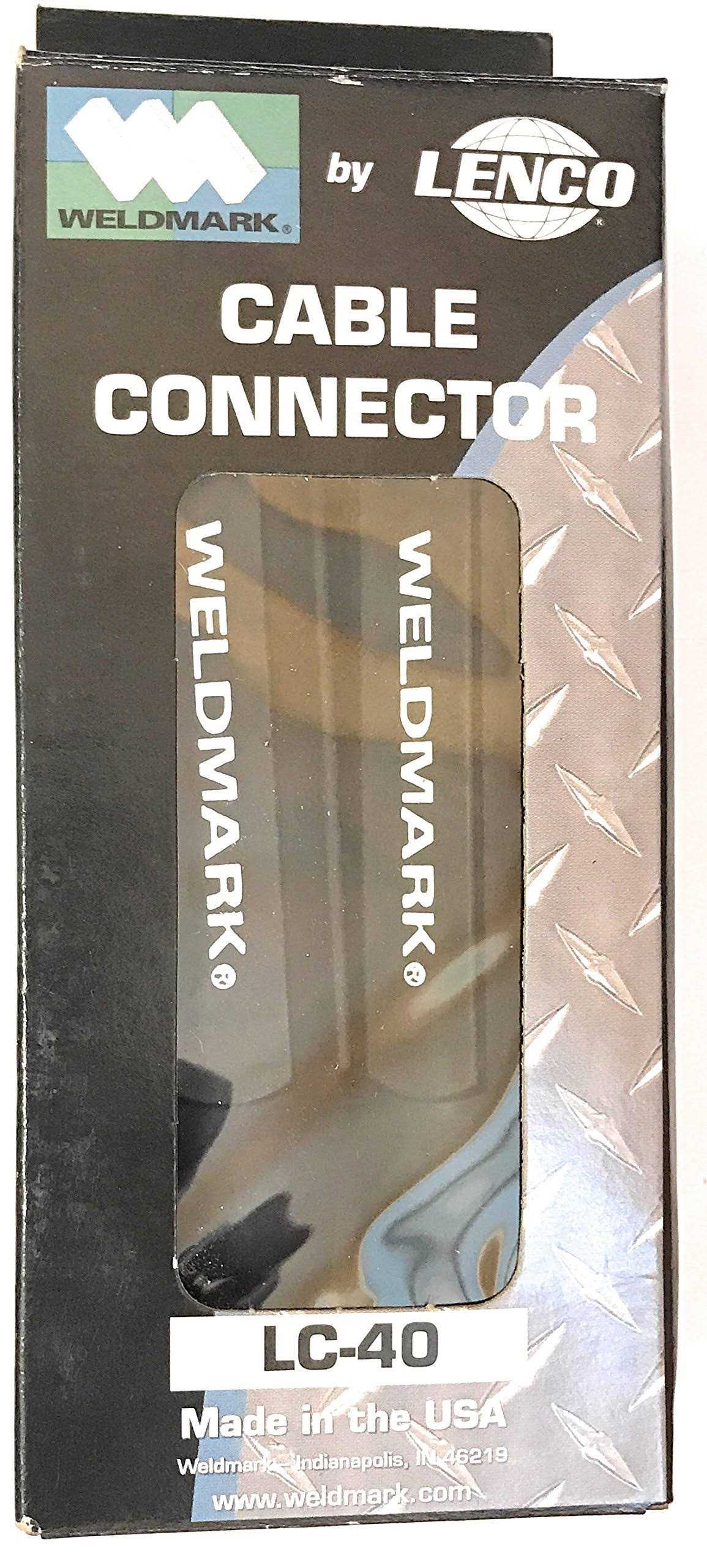 Lc40 Weldmark By Lenco Cable Connector Set - Cheap Fitting