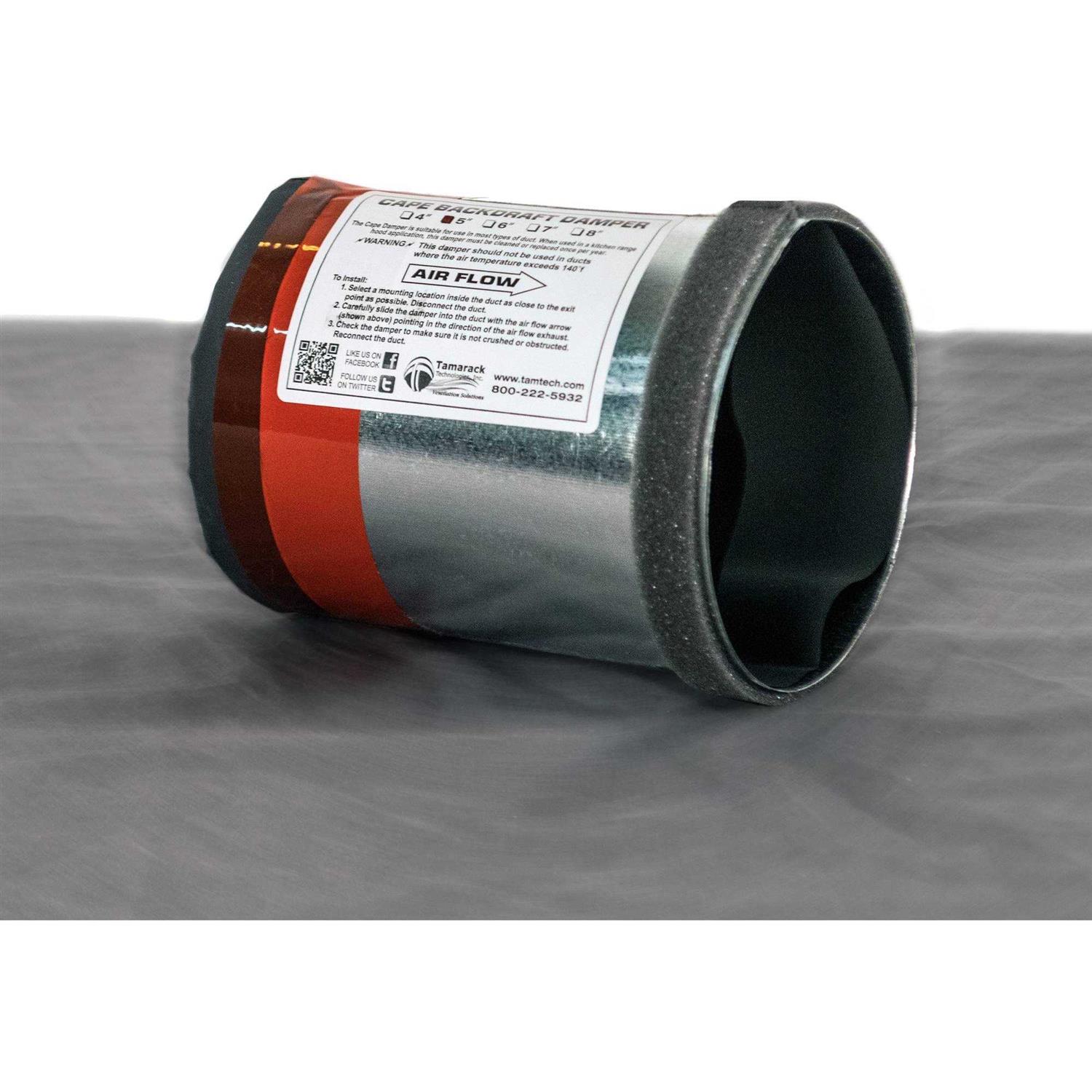 Tamarack Backdraft Damper TTi-cbd6 - Cheap Fitting