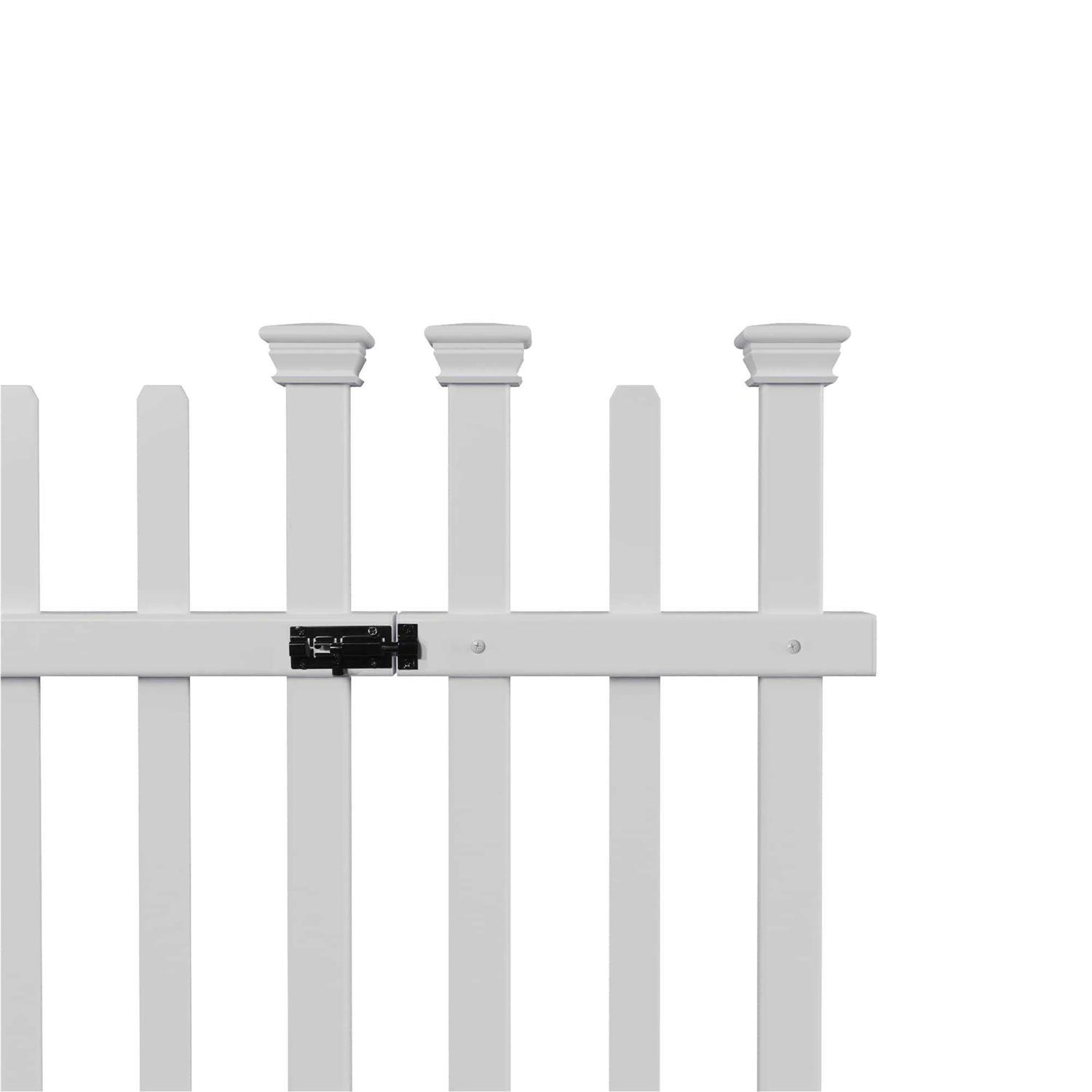 3.5 ft. H x 5 ft. W Burbank Vinyl Gate Zippity Outdoor Products - Cheap Fitting