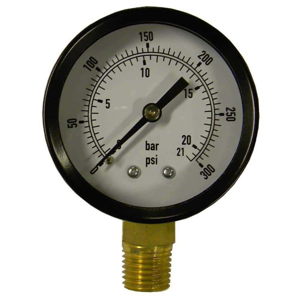 Powermate 300 PSI Pressure Gauge - Cheap Fitting