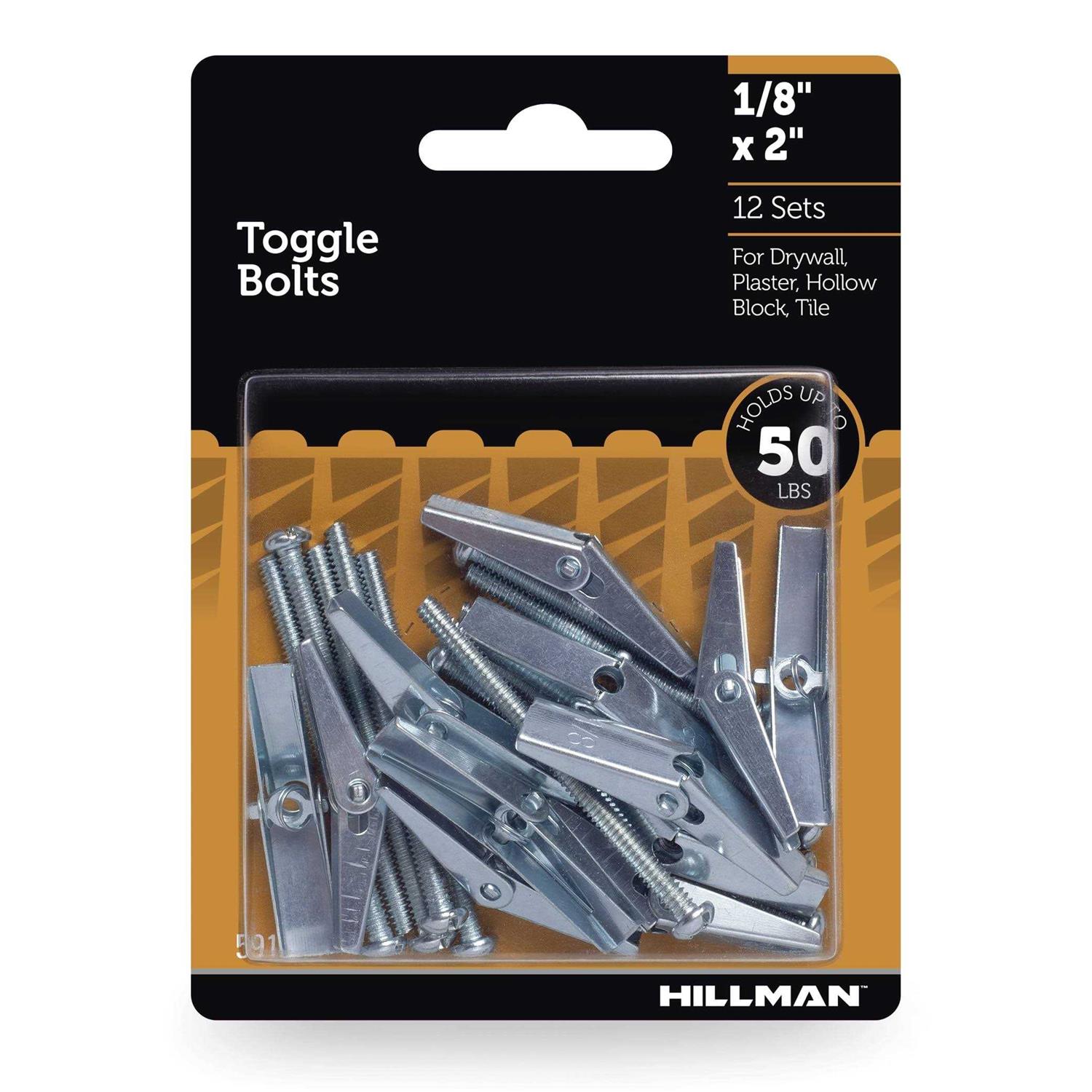 Hillman Zinc Plated Steel Toggle Bolts - Cheap Fitting