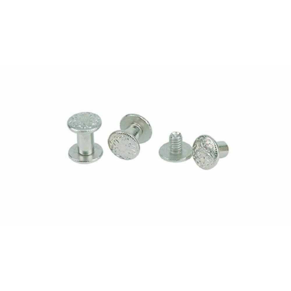 Weaver Leather Chicago Screw Handy Pack Nickel Over Brass 30-1100 - Cheap Fitting