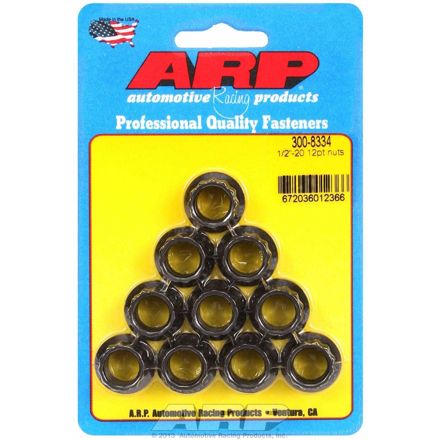 1/2-20 12pt Nut Kit 300-8334 ARP - Cheap Fitting
