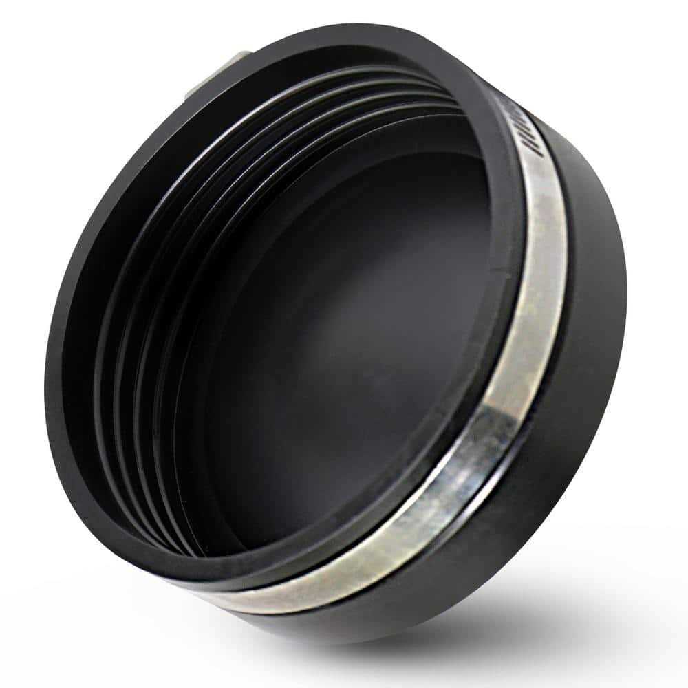 The Plumber’s Choice 1-1/2 in. Pvc Flexible Pipe Cap with Stainless Steel Clamps - Cheap Fitting