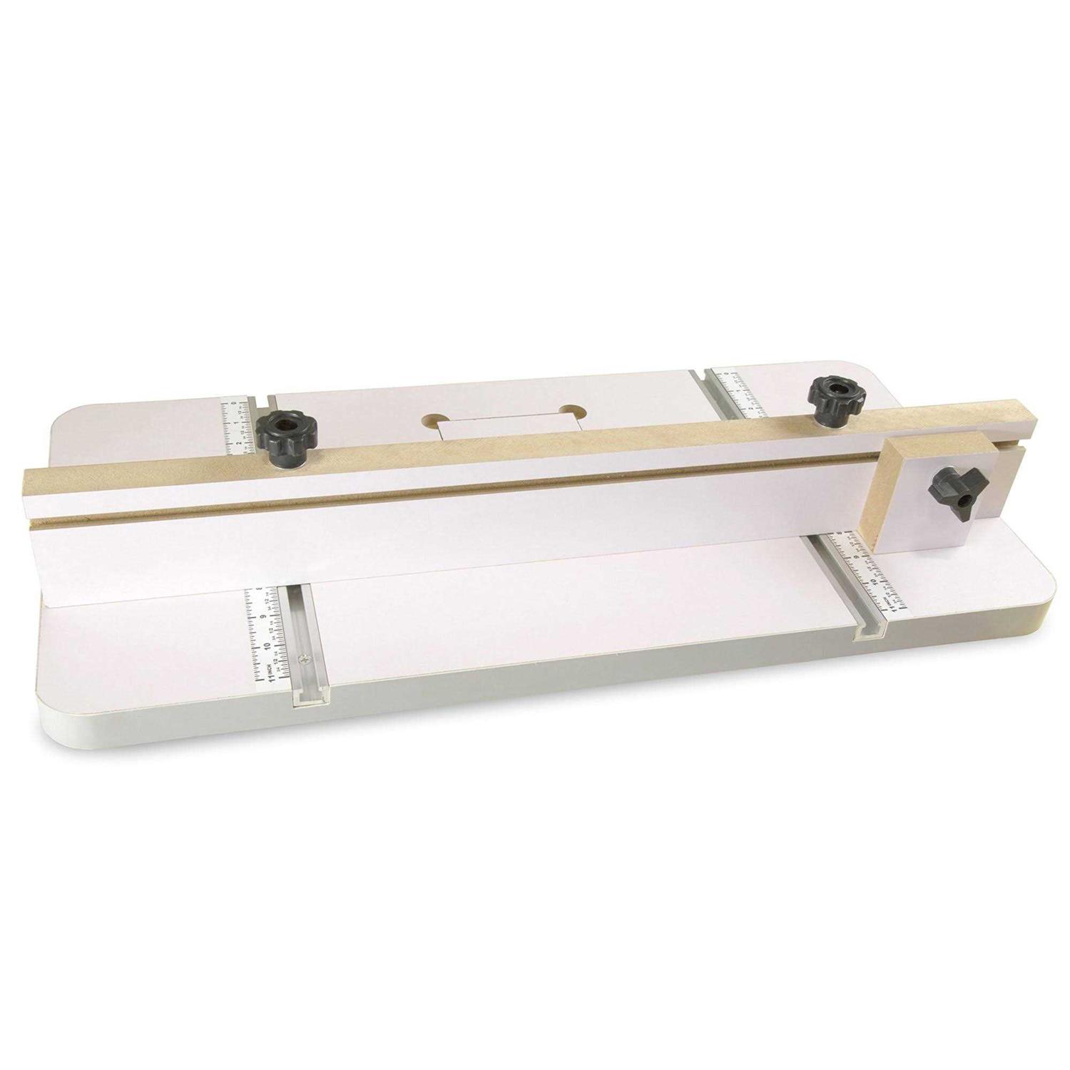 WEN DPA2412T 24 in. x 12 in. Drill Press Table with an Adjustable Fence and Stop Block - Cheap Fitting