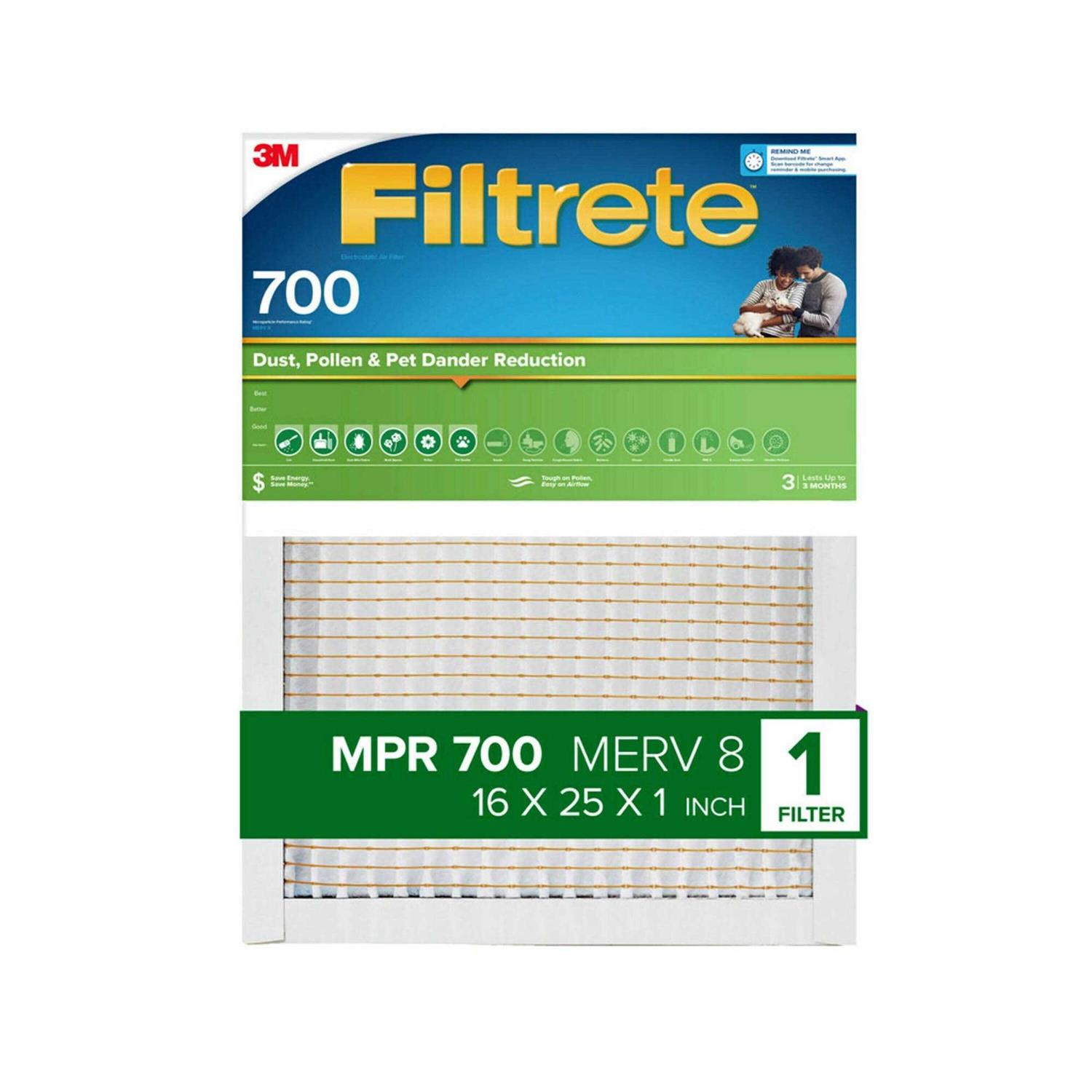 Filtrete 700 MPR Electrostatic Air Filter - Cheap Fitting