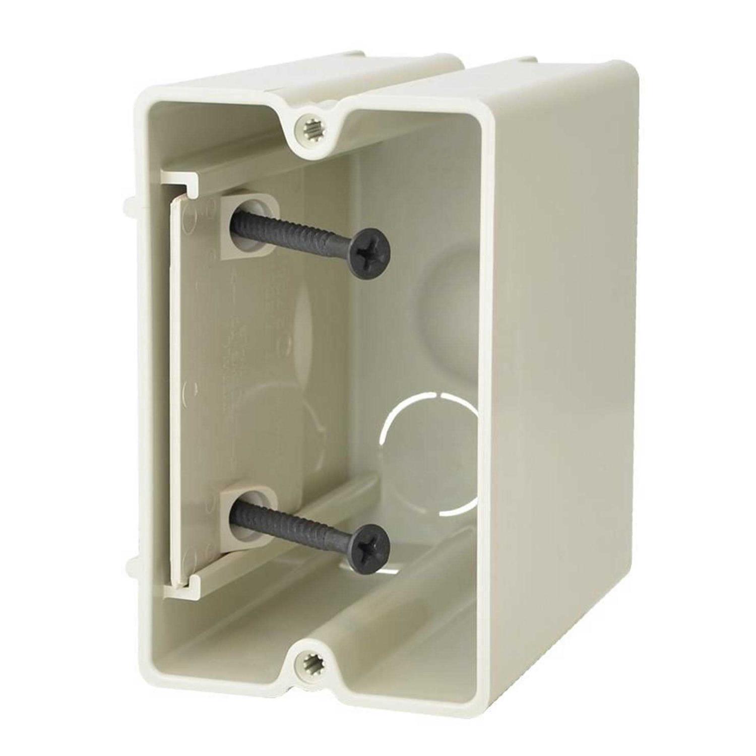 Allied Moulded SB-1 Sliderbox Single Gang Outlet Box - Cheap Fitting