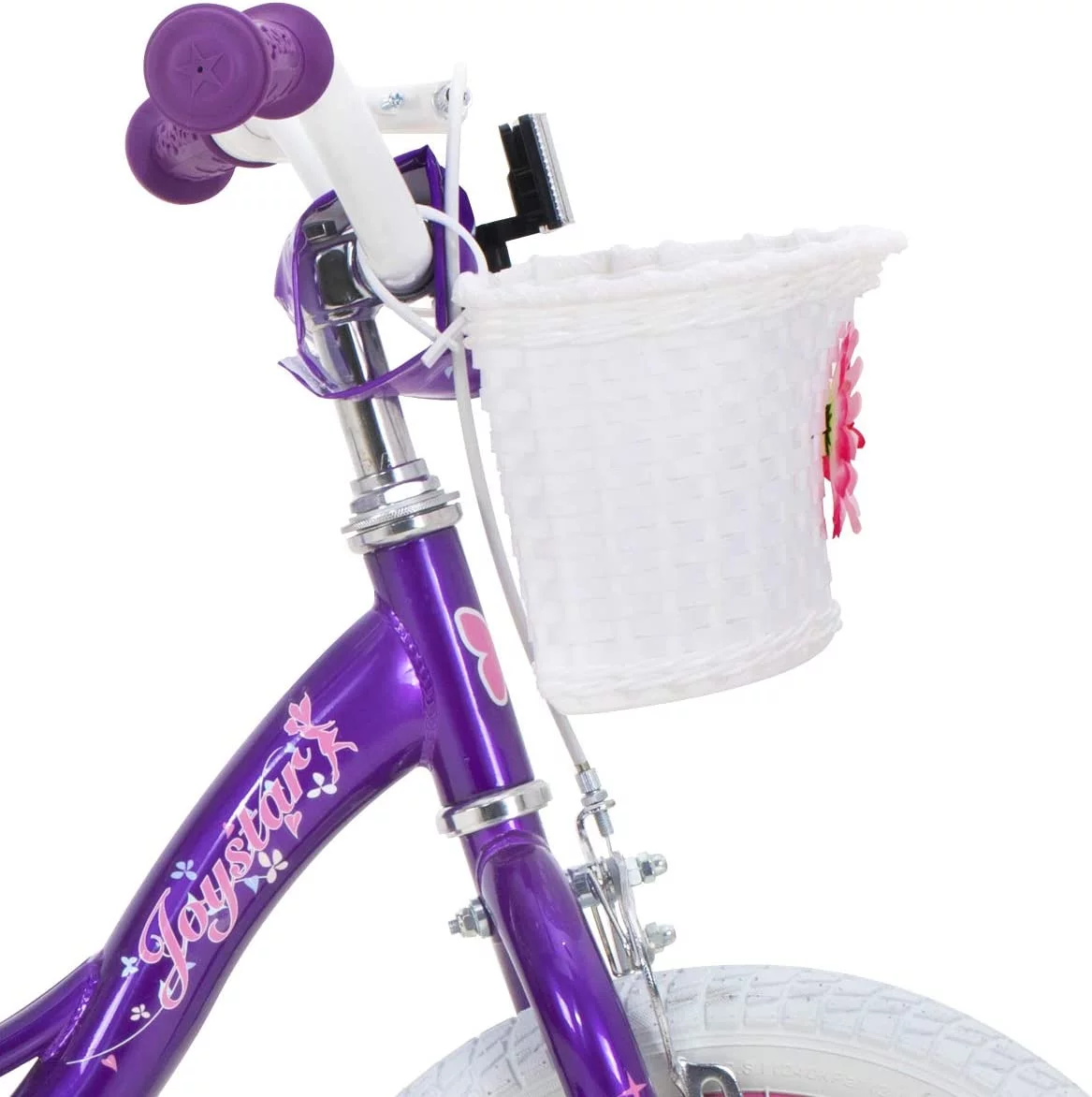 JOYSTAR Fairy Girls Bike for Toddlers and Kids Ages 5-9 Years Old Kids, 18 inch Wheels .Training Wheels Included,Pink - Cheap Fitting