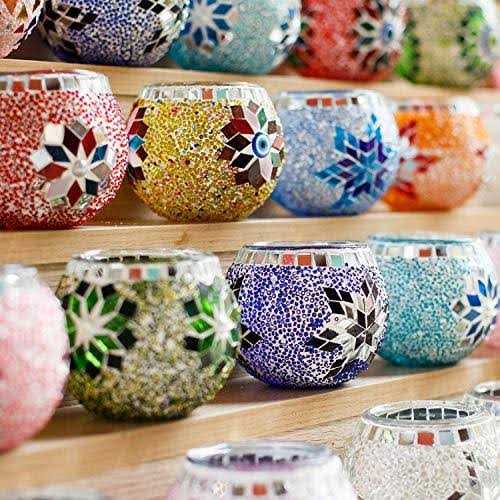 Csdtylh 1100 Pcs Mosaic Tiles Glass Mosaic Tiles for Crafts Bulk - Cheap Fitting