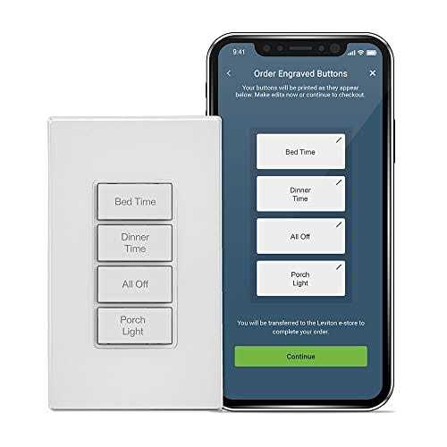 Leviton Decora Smart Scene Controller Switch Wi-Fi 2nd Gen Neutral Wire Required - Cheap Fitting