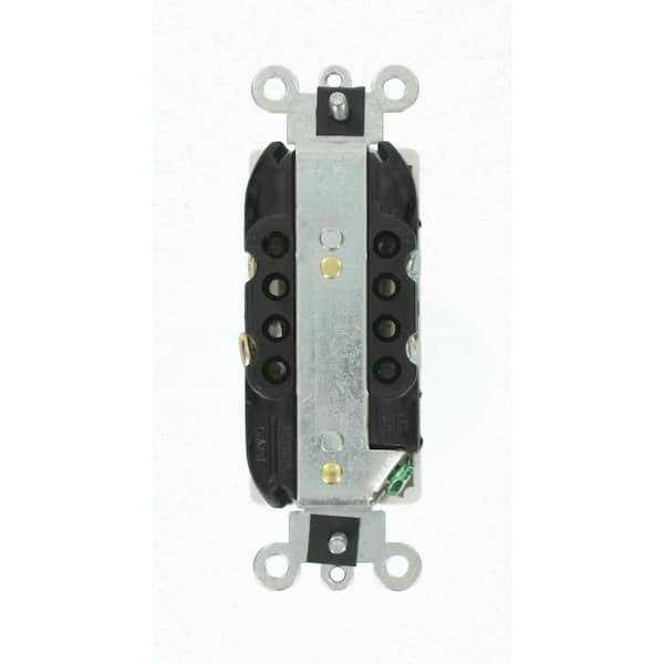 Leviton 5825-W Univory Decora Duplex Receptacle - Cheap Fitting