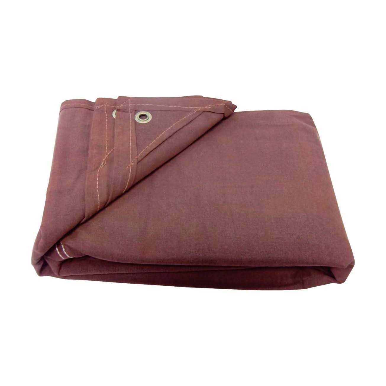Ace 8 ft Brown Canvas Tarpaulin - Cheap Fitting